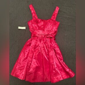 NWT Maeve Anthropology pink satin dress